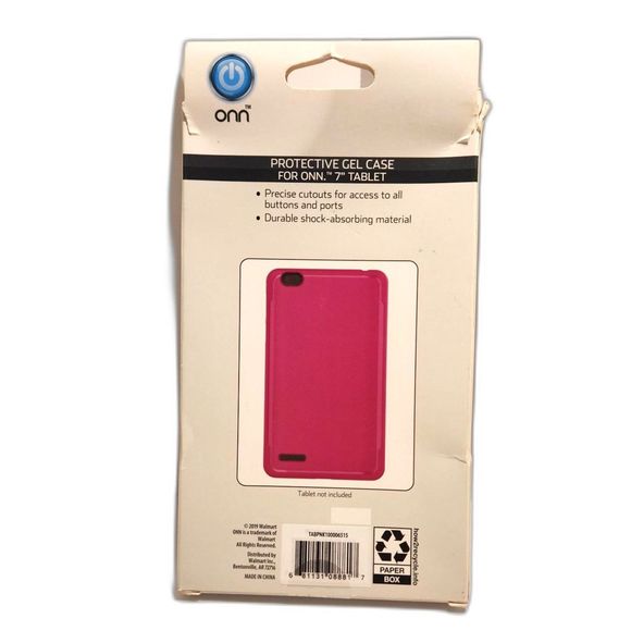 Onn Protective Gel Case For Onn 7 Inch Tablet Pink - Picture 2 of 9